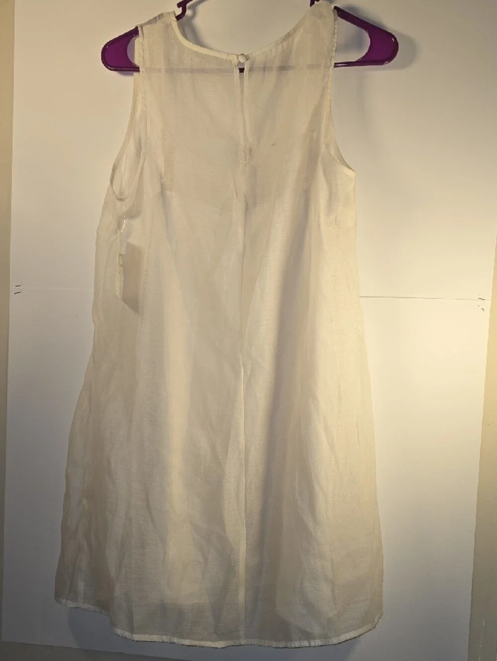 A New Day - Women's Sheer Organza Mini Shift Dress